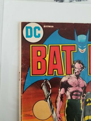 BATMAN 244 (DC COMICS 1972) NEAL ADAMS COVER.  SIGNED NEAL ADAMS 2