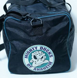 Mighty Ducks Of Anaheim Vintage Duffle Sports Bag,  Official Nhl,  Elite Luggage,