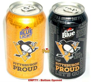 Pittsburgh Proud Penguins Labatt Beer Cans Nhl Ice Hockey Canada - Usa Sport 2017,