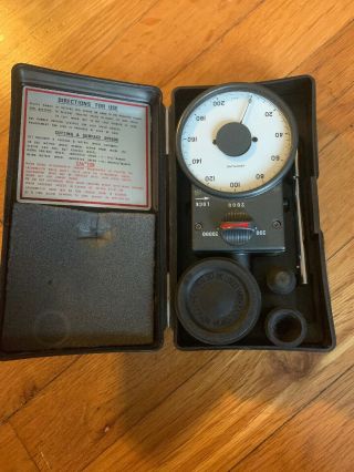 Vintage James G Biddle Type Ath 7 Hand Tachometer Machinist Tool