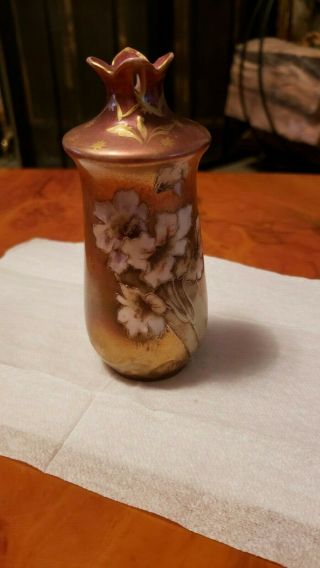 Authentic Vintage Antique Circa 1890 - 1930 Royal Vienna Hand Painted Bud Vase Por
