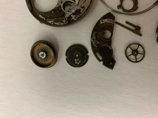 W.  Hoff&fils Pocket Watch Repeater Movement And Chime Bar Parts