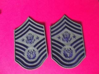Chief Master Sergeant Of The Air Force (cmsaf) Chevrons Subdued E - 9/e - 10 W4 " Xl7 "