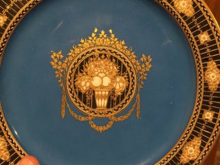 Antique Royal Worcester Porcelain Cabinet Plate - Highest Quality - 1924