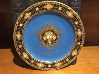 Antique Royal Worcester Porcelain Cabinet Plate - Highest Quality - 1924 2