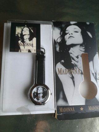 Madonna Like A Prayer Quartz Watch,  Boxed From1989,  Boy Toy,  Praying Face.