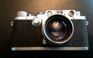 Rare - Vintage - Leica Drp D.  R.  P.  Ernst Leitz Wetzlar Camera W/f=5cm 1:2 Lens