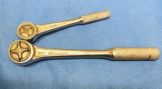 Vintage J.  H Williams 3/8 And 1/4” Ratchets.