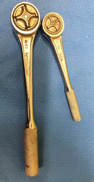 VINTAGE J.  H WILLIAMS 3/8 And 1/4” Ratchets. 2
