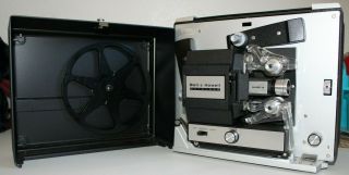Vintage Bell And Howell 8mm Autoload Movie Projector Model 461a Bonus Reel