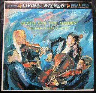 Juilliard String Quartet Schubert Death And The Maiden Lp Living Stereo Tas