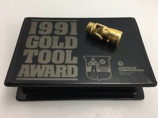 Chrysler Master Tech Gold Tool Award 5 Piece Snap On Wobbly Socket Set 1991
