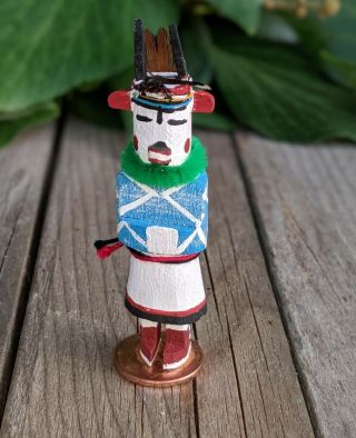 Hopi Kachina Doll Mini Hand Made Wood Deer Native American Katsina Navajo Zuni