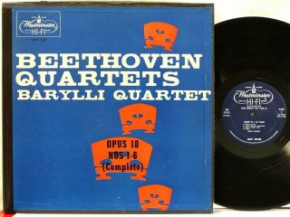 Wn 3302 3 Disc Box Barylli Quartet,  Beethoven String Quartets,  Op.  18,  1 - 6