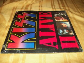KISS ALIVE II LP RARE RED VINYL UK Pressing CALD 5004 PYE Records 1977 2