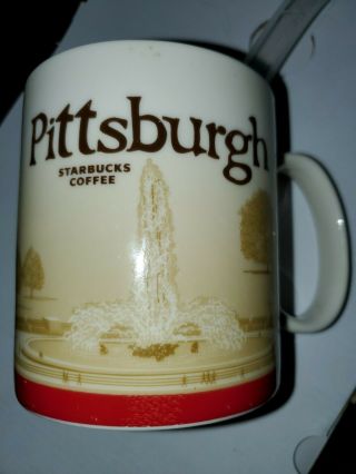 Starbucks Pittsburgh Mug 2011 Global Icon City Ceramic Coffee Mug