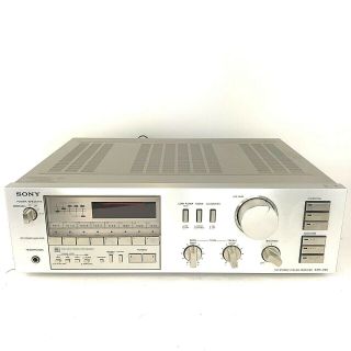 Sony Str - V45 Vintage Stereo Receiver Silver And