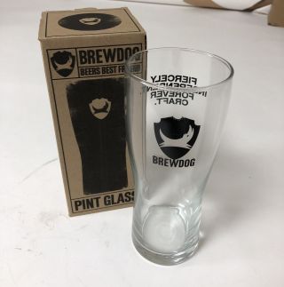 Branded Brewdog Pint Craft Beer Drink Glass Home Pub Bar Limited Edition Boxed