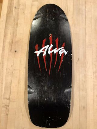 Vintage Alva Scratch Skateboard Deck - Never Been Skated