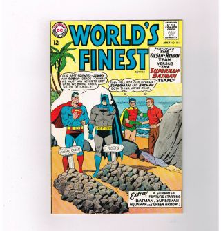 Worlds Finest 141 Grade 8.  0 Silver Age Dc  The Superman - Batman Team "