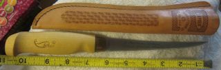 Vintage Rapala J.  Marttiini Finland Fishing Filet Knife 6 " Blade W Sheath
