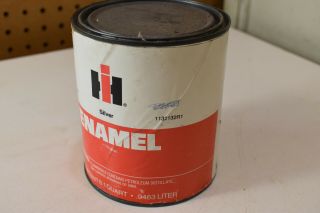 L5349 - Vintage IH International Harvester NOS Silver Paint Quart Can 2