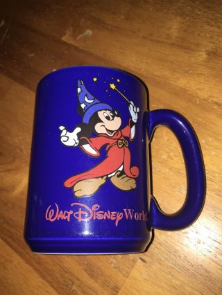 Walt Disney World Mickey Mouse Sorcerer Wizard Ceramic Coffee Tea Cup Mug