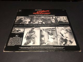 A Nightmare on Elm Street Rare Movie Soundtrack 1984 STV 81236 Wes Crav 2