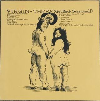 The Beatles Virgin,  Three (get Back Sessions Ii) Rare Red Vinyl 1970 