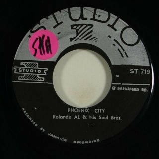 Rolando Al.  & His Soul Bros/norma Fraser " Phoenix City " Reggae 45 Studio One Mp3