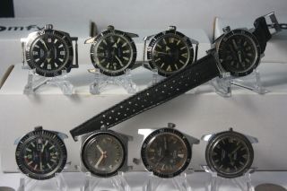 Vintage Swiss Diver Watch Holding Exclusively For Ebay Member Jonstimingservices