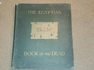 The Egyptian Book Of The Dead G.  P.  Putnam An Son (1894) Rare,  Vintage 1st Edition
