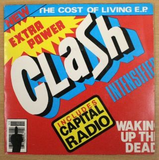 The Clash The Cost Of Living 1979 I Fought The Law 7 " Ep Vinyl Vg,