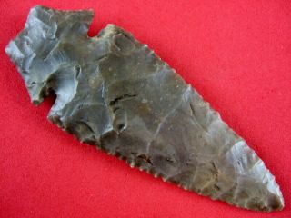 Fine Authentic 3 1/8 inch Missouri St.  Charles Dovetail Point Indian Arrowheads 3