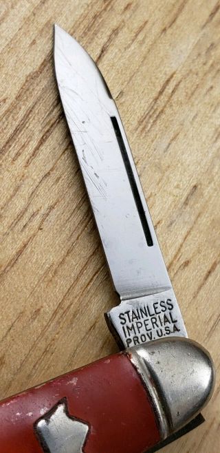 Vintage Imperial Knife/ Imperial Pen Pocket Knife/ USA Made 2