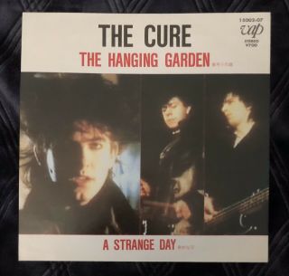 The Cure Hanging Garden / A Strange Day 7” Rare 1983 Japanese Pressing On Vap