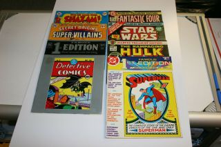 Large Comics Marvel Treasury,  Marvel Special And Dc Limited Collector 