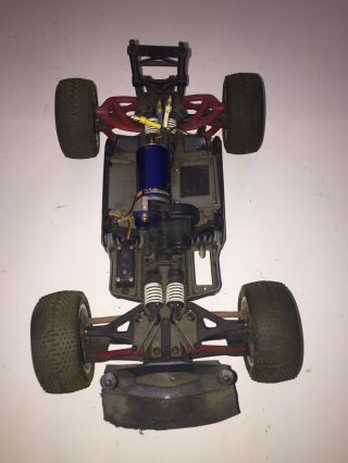 Vintage Traxxas Electric Rc Car Velineon Brushless Motor Tires Wheels