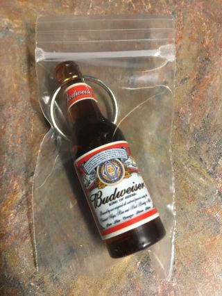 Budweiser Key Chain Beer Bottle Opener Keychain Collectible -