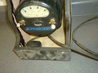 Vintage GE General Electric Single - Phase Watthour Meter Type I - 14 w/ Wood Case 3