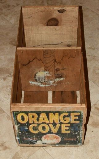 Rare Vintage Antique Sunkist Oranges Wood Crate Wooden Box -