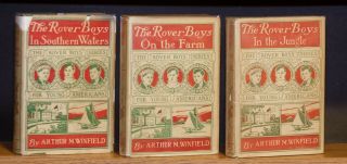 6 Vintage Rover Boys Books - W/dj 