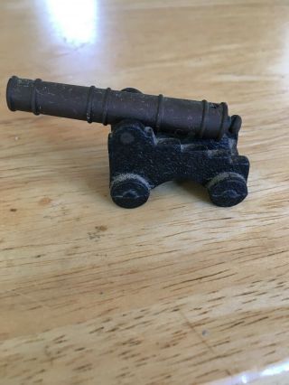 Mfco Brass & Metal Cannon Cast Iron Cannon Civil War Naval 2.  8”