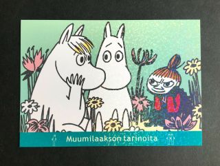 Moomin Valley Moomin Post Card " Moomin,  Snork Maiden & Little My " Gakken Japan