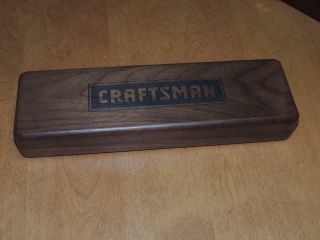 Craftsman 22k Gold Plated 3/8 " Socket Set 2004 Limited Edition In Wooden Box