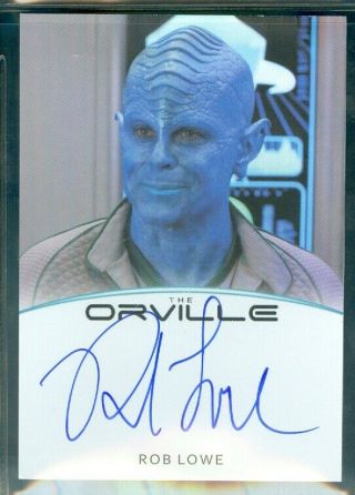 Orville Season 1 Rob Lowe As Darulio Autograph Card