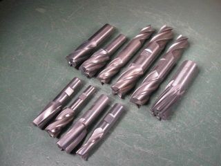 Old Machinist Machining Tools Top Quality Large End Mills Group