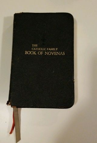 Vintage 1956 The Catholic Family Book Of Novenas - Published By John Crawley