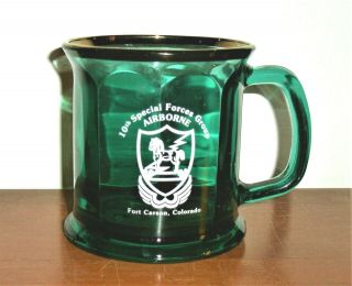 Vintage Mug Cup 10th Special Forces Group Airborne Fort Carson Co.