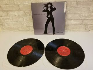 Mariah Carey " Fantasy " Single Pressing 2 Vinyl Set Record 12 " Columbia